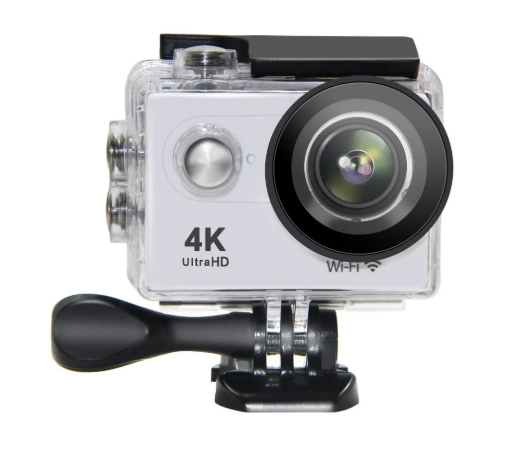 Cámara Deportiva de acción 4k 16 Mp Wifi Acuático Deportes Videos Color BLANCO MOD SQ-Y03