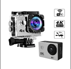 Cámara Deportiva de acción 4k 16 Mp Wifi Acuático Deportes Videos Color BLANCO MOD SQ-Y02