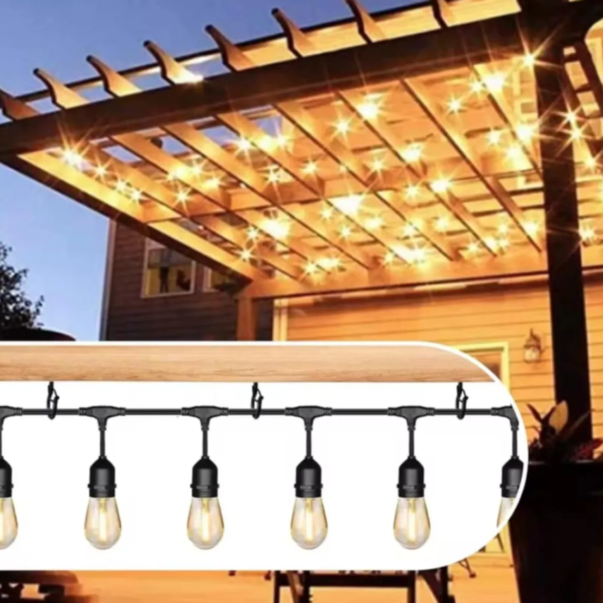 🔥 GUIRNALDA  SOLAR LED ✨ ILUMINACIÓN DECORATIVA EXTERIOR ☀️ RESISTENTE AL AGUA  MOD SD-12147