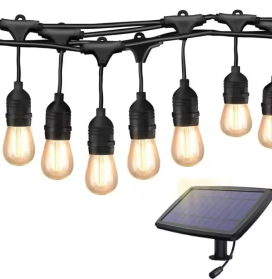 🔥 GUIRNALDA  SOLAR LED ✨ ILUMINACIÓN DECORATIVA EXTERIOR ☀️ RESISTENTE AL AGUA  MOD SD-12147