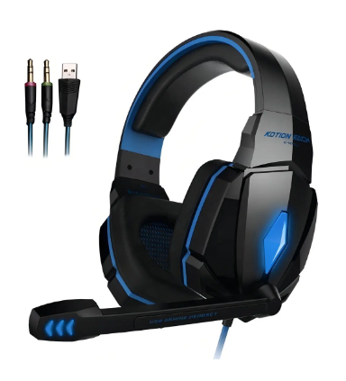 Audífono Diadema Gamer Kotion AZUL MOD G4000