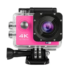 Cámara Deportiva de acción 4k 16 Mp Wifi Acuático Deportes Videos Color ROSADO MOD SQ-Y02