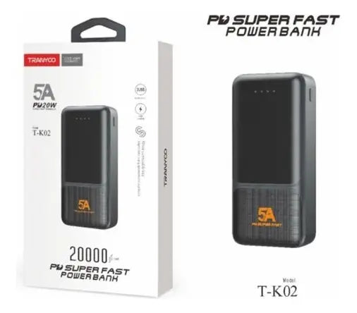 PowerBank Pd Super Fast 20,000mAh 5a TRAYNOO - T-K02
