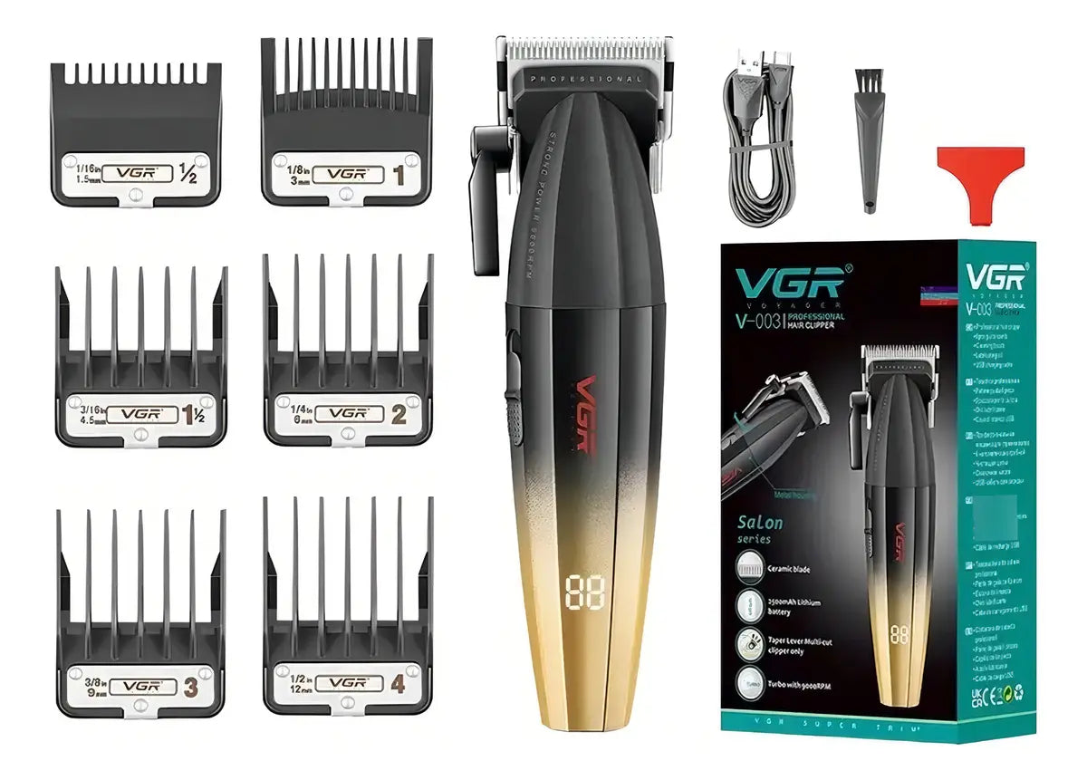 MÁQUINA TRIMMER PARA CORTAR CABELLO VGR MOD V-003