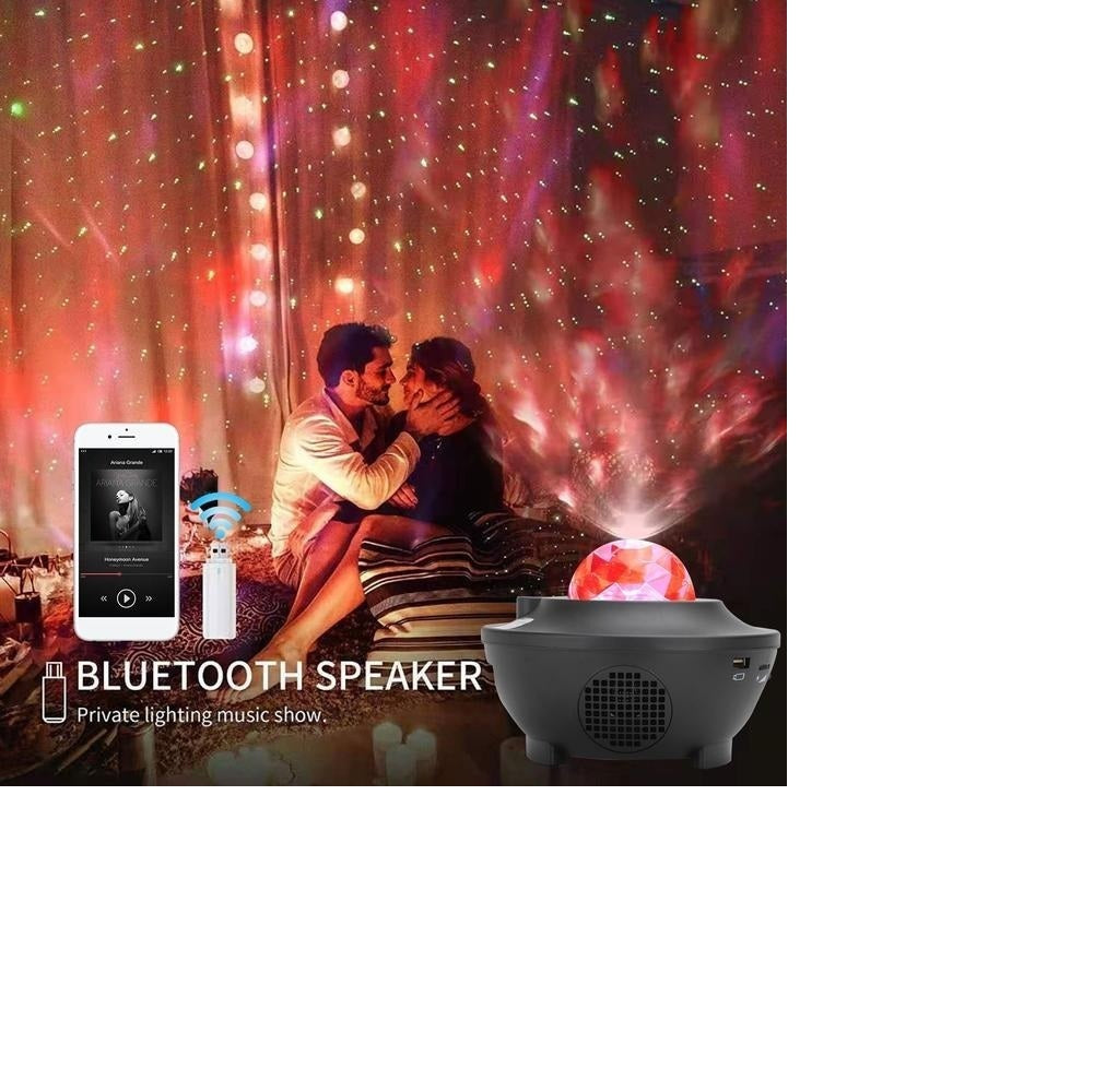 Proyector Galaxia micro sd Bluetooth parlante Luces led - B-820