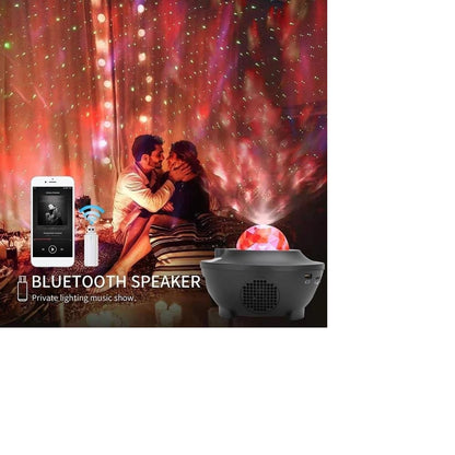 Proyector Galaxia micro sd Bluetooth parlante Luces led - B-820