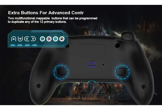 CONTROL PAD RGB BLUETOOTH SEISA NEGRO - MOD: SJ-4015B