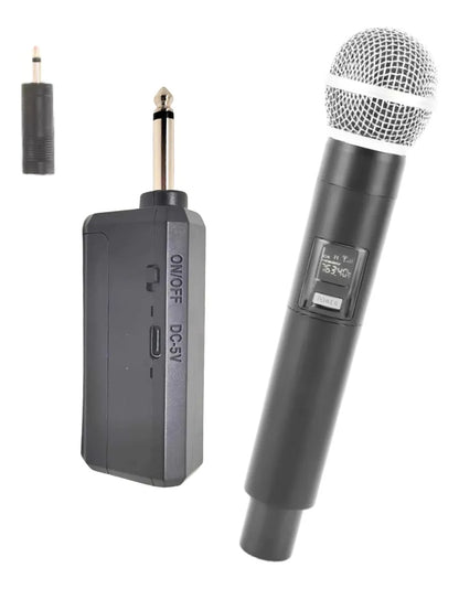 Micrófono Inalámbrico Recargable Profesional Wireless - MOD: GE5-1