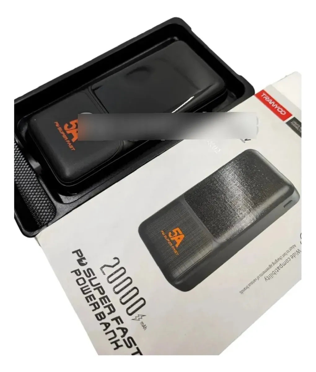 PowerBank Pd Super Fast 20,000mAh 5a TRAYNOO - T-K02