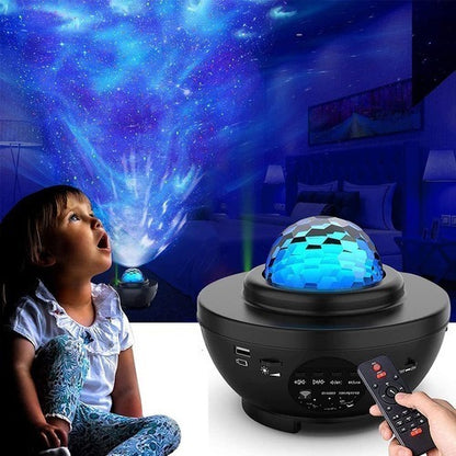 Proyector Galaxia micro sd Bluetooth parlante Luces led - B-820