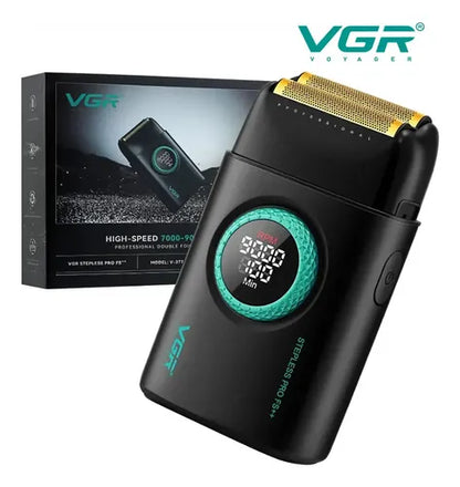 Afeitadora Inalámbrica recargable NEGRO VGR - MOD: V-377