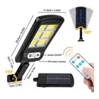 Reflector Linterna recargable Con Panel Solar Exterior MOD KQ-D08