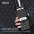 RADIO WALKIE TALKIE DOBLE ENTRADA LINTERNA LANTUN MOD UV-13B