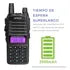 RADIO WALKIE TALKIE DOBLE ENTRADA LINTERNA LANTUN MOD UV-13B