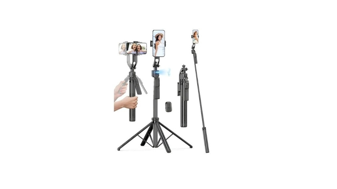 Tripode Gimbal Con Sensor De Movimiento Negro - MOD HX-ZJ6111