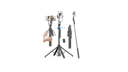 Tripode Gimbal Con Sensor De Movimiento Negro - MOD HX-ZJ6111