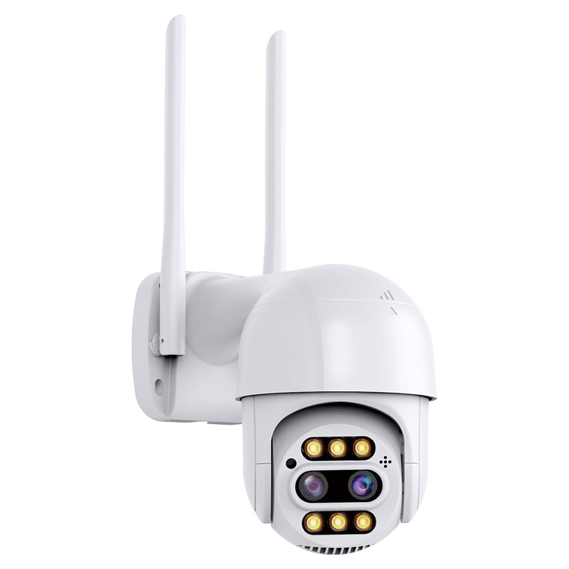 ICSEE WIFI Cámara IP Seguridad al aire libre 8X Zoom 8MP PTZ Lente dual Video - MOD A20