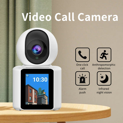 CAMARA INTERIOR INTELIGENTE CON PANTALLA PARA VIDEOLLAMADA 7MP - MOD: T11-PRO - App: iCSee