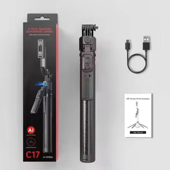 Tripode Gimbal Con Sensor De Movimiento Negro - MOD HX-ZJ6111
