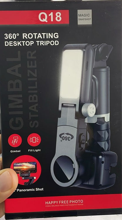 Cell Phone Selfie Stabilizer with Light - MOD: TK-Q18