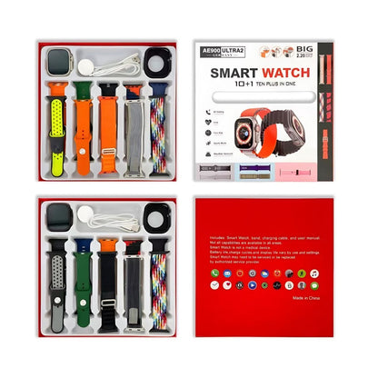 Smart Watch Ultra 2 Combinación 7 En 1  MOD AE900 - MOD SZ13156