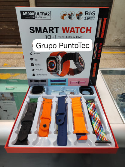 Smart Watch Ultra 2 Combinación 7 En 1  MOD AE900 - MOD SZ13156