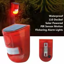 LUZ DE ALARMA SOLAR LED Recargable Portátil de Emergencia Alta Iluminación - MOD: MY-7144