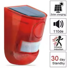 LUZ DE ALARMA SOLAR LED Recargable Portátil de Emergencia Alta Iluminación - MOD: MY-7144