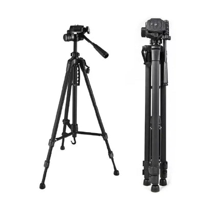 Kit Trípode 1.70m Profesional para Cámara + funda + adaptador de celular WEIFENG - MOD: WT-3560