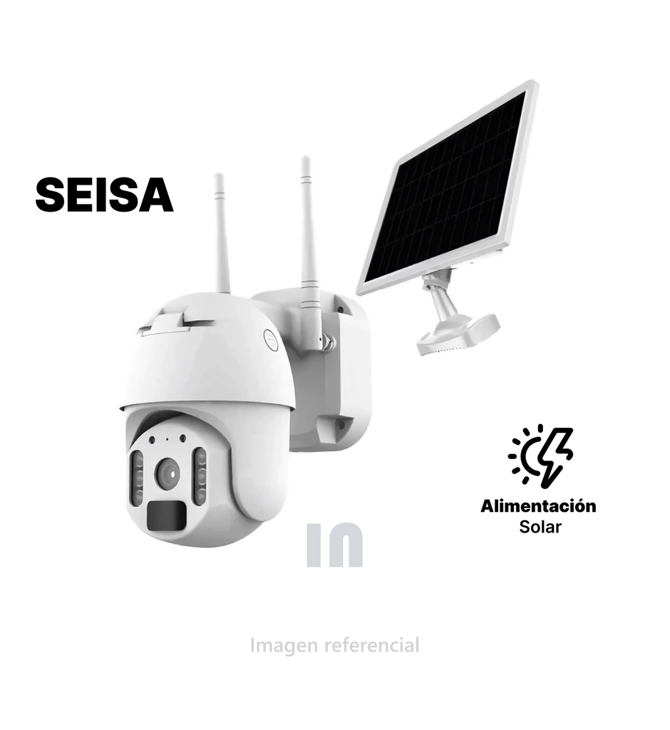Cámara De Seguridad Con Panel Solar Seisa - ZC-YT02