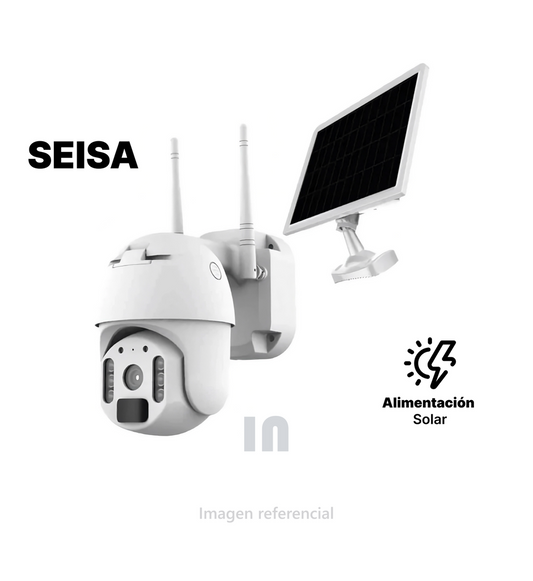 Cámara De Seguridad Con Panel Solar Seisa - ZC-YT02