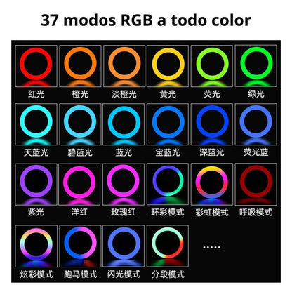 Professional 45cm Multicolor RGB Ring Light with 2.10m Tripod - MOD: MY-7183
