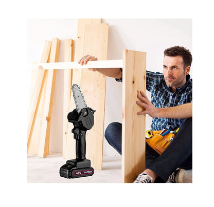 Mini Chainsaw Double 48V Battery Electric Handheld Cordless Portable - MODEL: RS13665