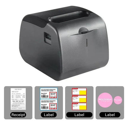 IMPRESORA ETIQUETERA BLUETOOTH COLOR NEGRO SEISA - MOD: MHT-L80G
