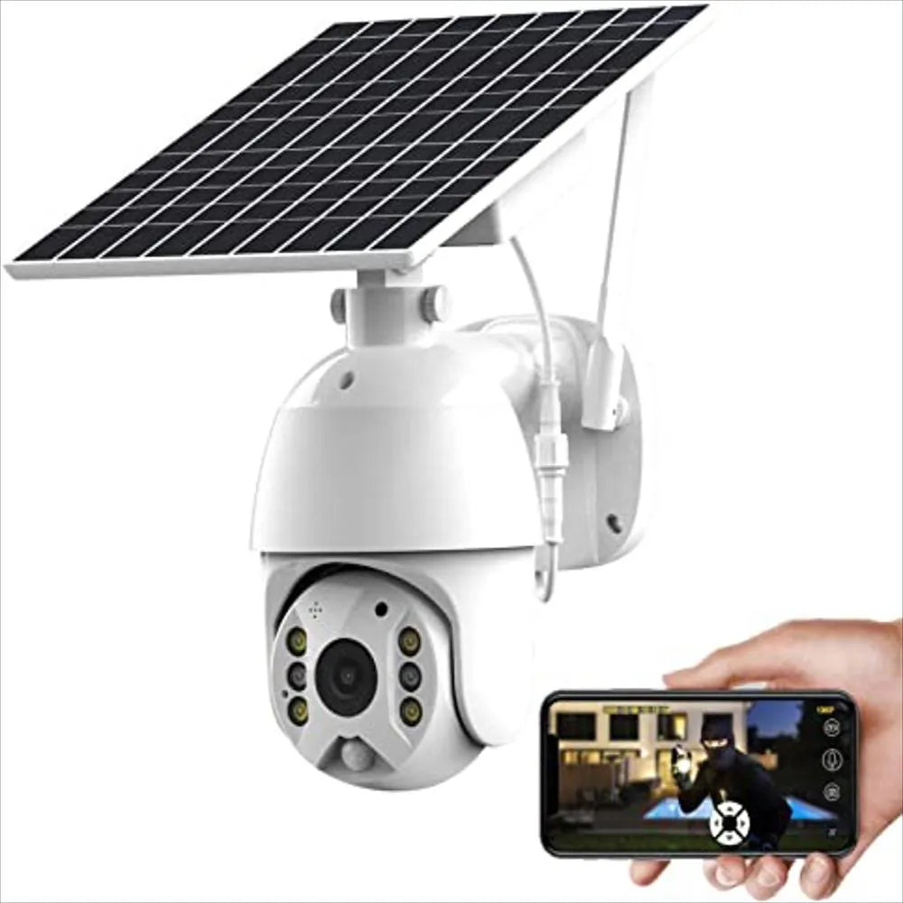 Cámara De Seguridad Con Panel Solar Seisa - ZC-YT02