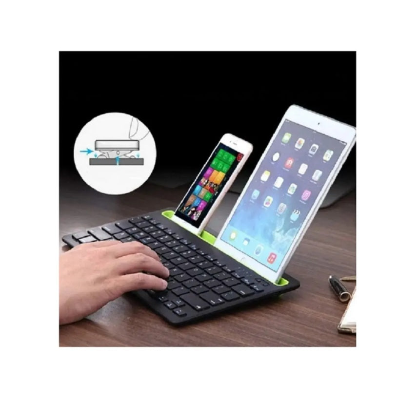 Teclado Bluetooth Dual Tablet Celular Dual Channel Keyboard - RK908