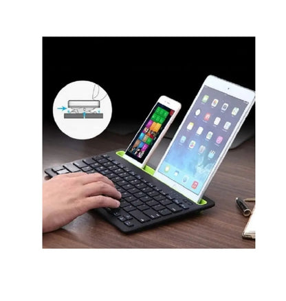Teclado Bluetooth Dual Tablet Celular Dual Channel Keyboard - MOD: RK908