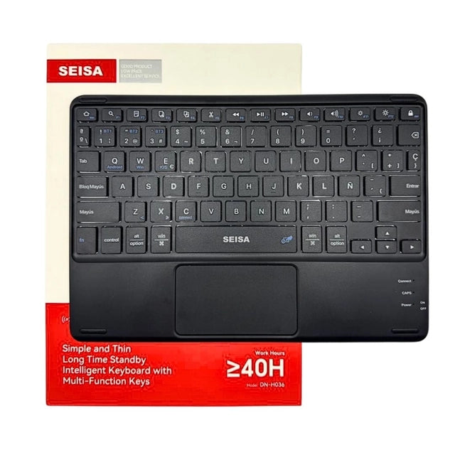 TECLADO INALÁMBRICO BLUETOOTH CON PANEL TÁCTIL - DN-H036