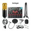 Kit de Micrófono Condensador Profesional Consola Tarjeta De Sonido Audio  MOD PP11645