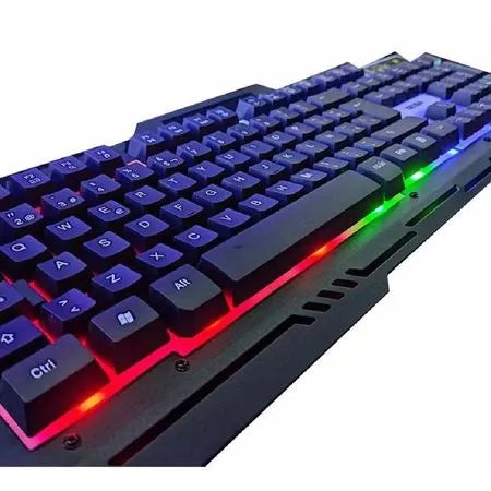 Kit Teclado Mouse Sei Gamer Retroiluminado RGB MODELO DN-K77
