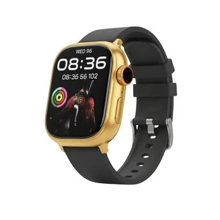 Smart Watch DORADO Bluetooth llamadas frecuencias - 7 Correas colores MOD - T24