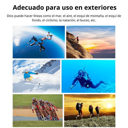 Cámara Deportiva de acción 4k 16 Mp Wifi Acuático Deportes Videos Color NEGRO MOD SQ-Y03