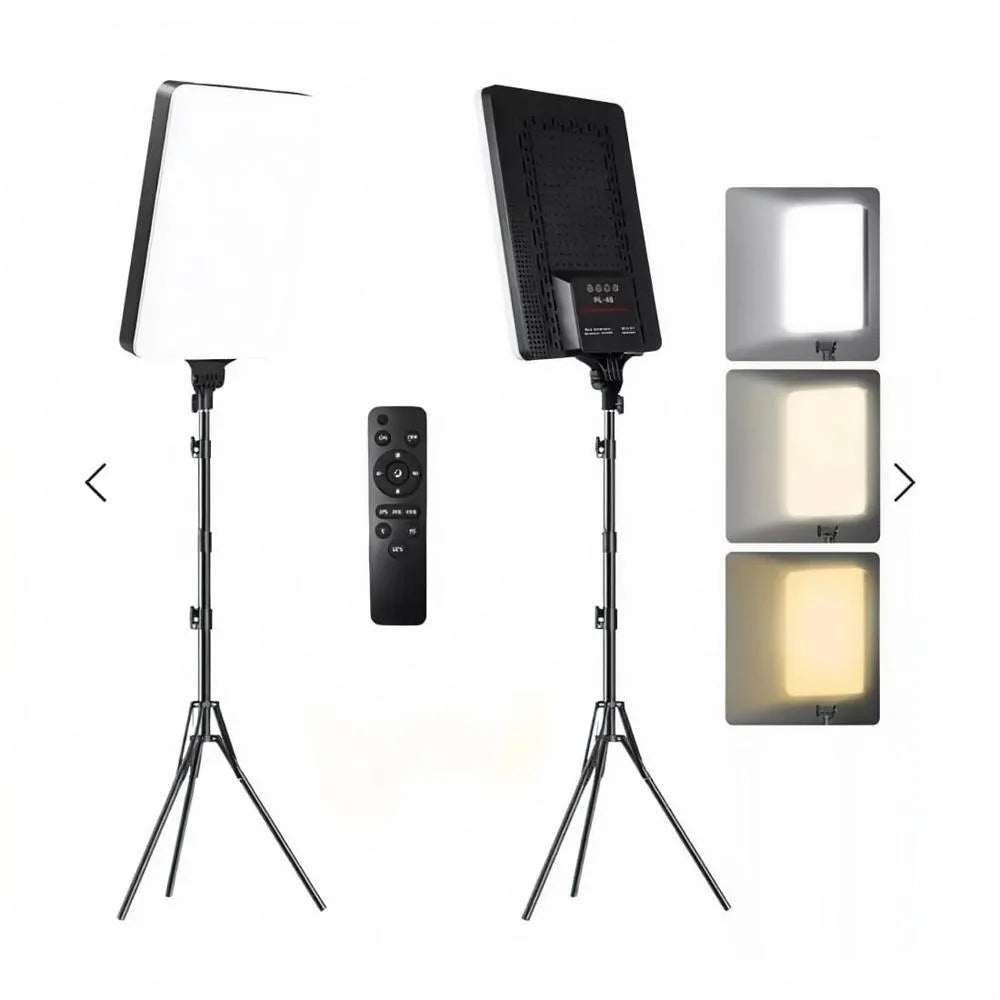 Panel Luz LED más trípode para Fotografía Profesional - PL-48