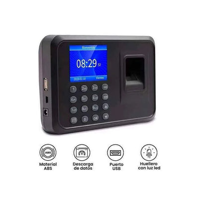 Huellero Biométrico Digital Controla Asistencia Entrada - MOD: KQJ-A6
