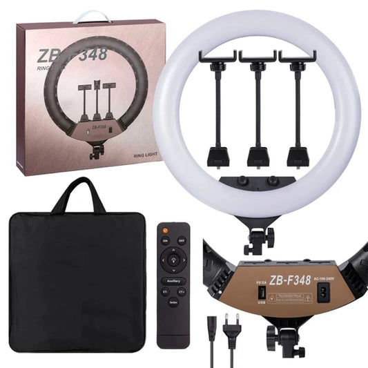 ARO DE LUZ 4CM PROFESIONAL 45CM - ZB-F348