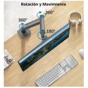 RACK SOPORTE DE MESA PARA MONITOR 17 A 30 BRAZO ARTICULADO  MOD ZJ-K7900