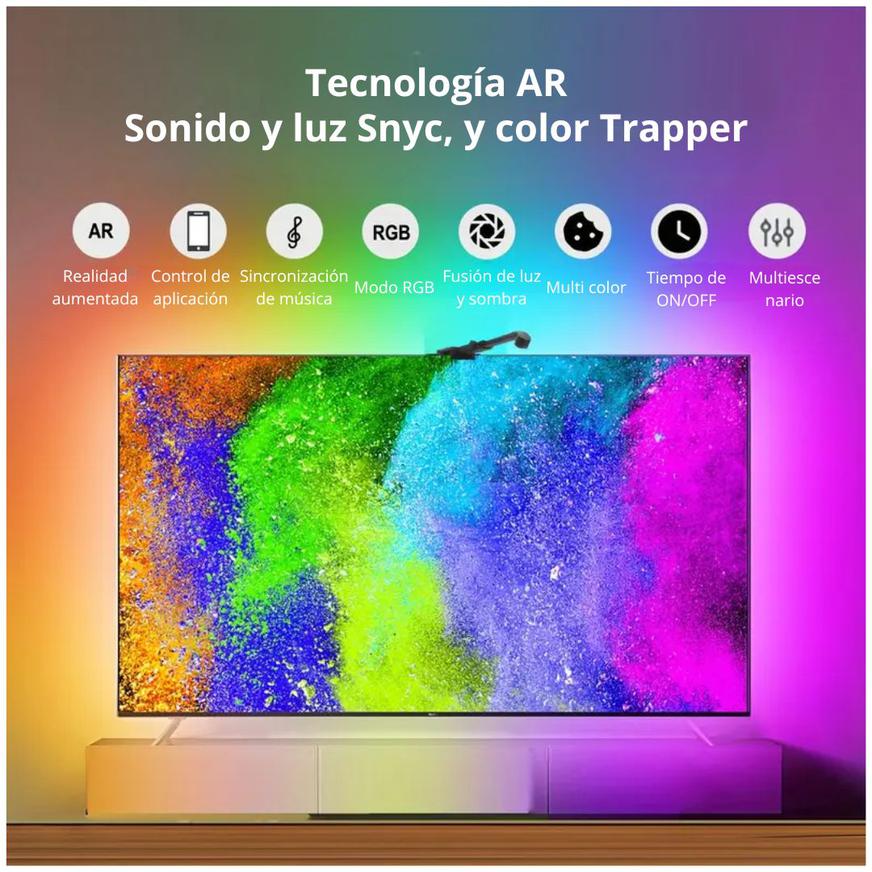 Kit de Tira de Luz LED Bluetooth con Captura de Color de Pantalla - LED-CP1101