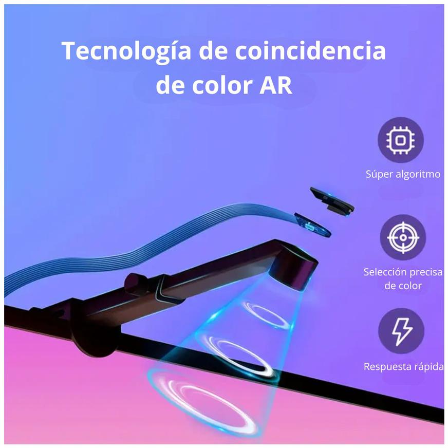 Kit de Tira de Luz LED Bluetooth con Captura de Color de Pantalla - LED-CP1101