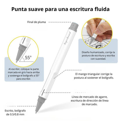 Pizarra Magnética De Escritura Reutilizable Con Borrador Y Bolígrafo Para Notas Y Dibujo - MOD: XS-A4