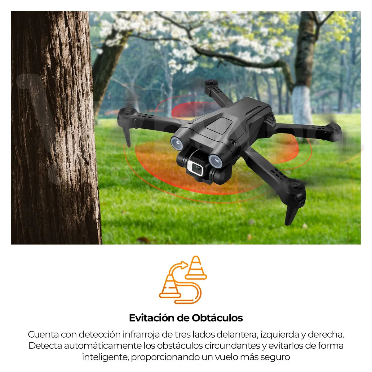 Drone Pro Hd Doble Cámara Óptica Con Estuche - MOD I3